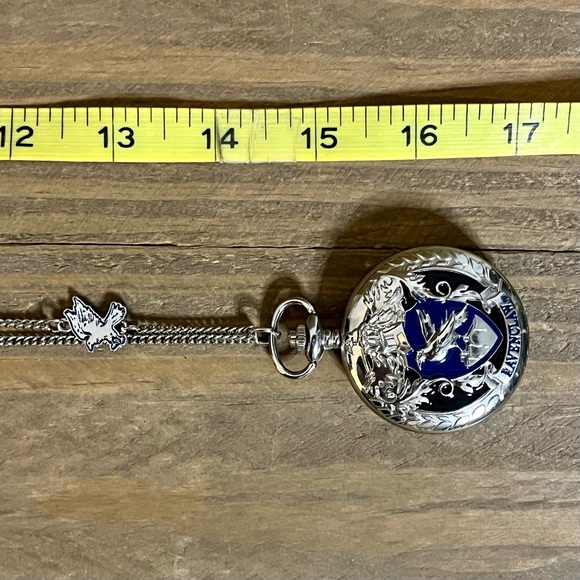 Lot of 3 Harry Potter Ravenclaw House Merch Necktie Pocket Watch Bookmark NWOT - Picture 13 of 16